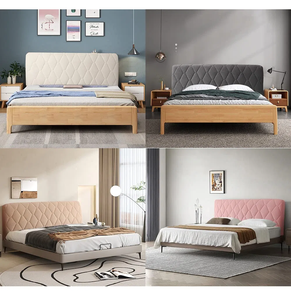 WSGJHB Copri testiera Letto Matrimoniale/Copertura per Testiera per Letto, Premium Elastica, Copri Spalliera Letto Velluto Fodera Protezione Anti-Collisione, Copritestata/Copritestiera Bianco 160CM
