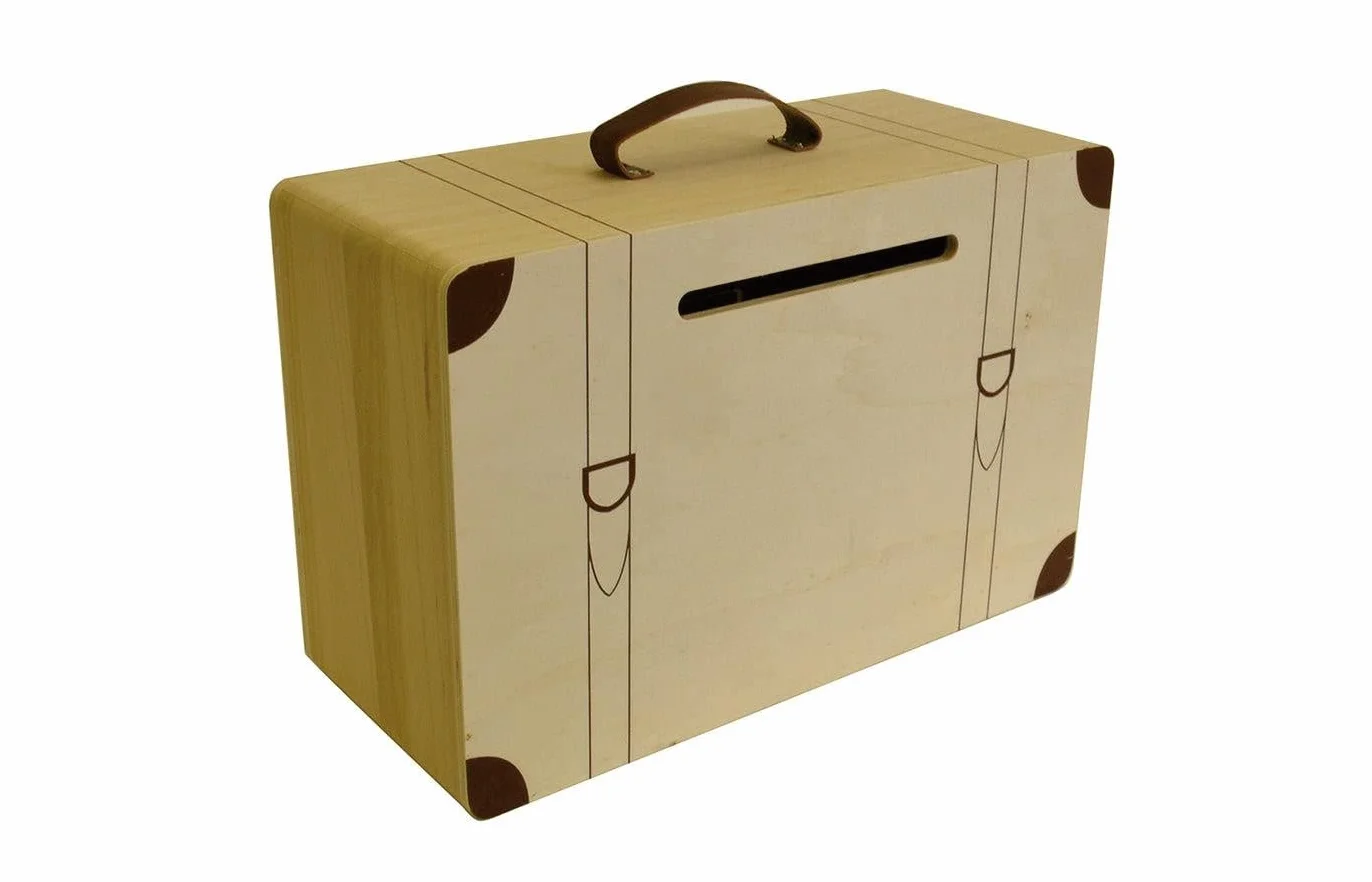Artemio 14002115 urna Valigia, Legno, 35 x 15 x 23 cm