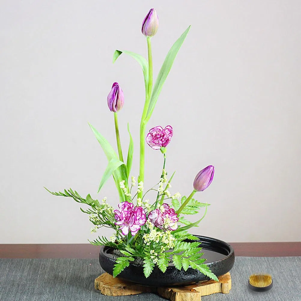 Vassoio Accessori Mini Piante 6 Pz Giapponese Kenzan Disposizione Fiori Rana Fiore Rana Pin Holder Kenzan Ikebana Fiore Rana Ikebana Arrangiatore di Fiori Vassoio D'epoca