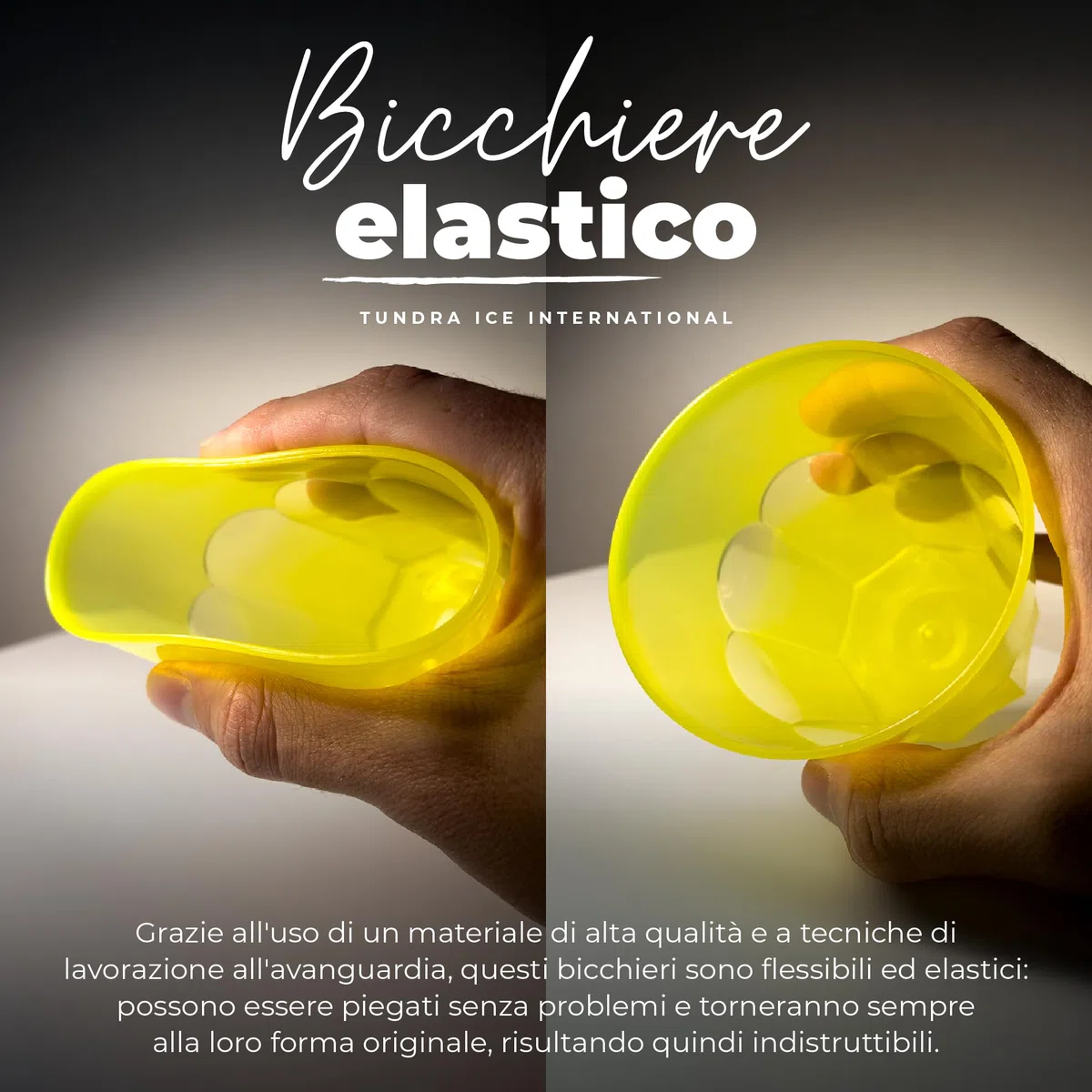 TUNDRA - Confezione 48 Bicchieri da COCKTAIL "SPRITZOTTO USA & RI-USA" 300 ml., BPA-FREE, COLORATI, in PLASTICA RICICLABILE (Polipropilene), INFRANGIBILI, Riutilizzabili e Trasparenti