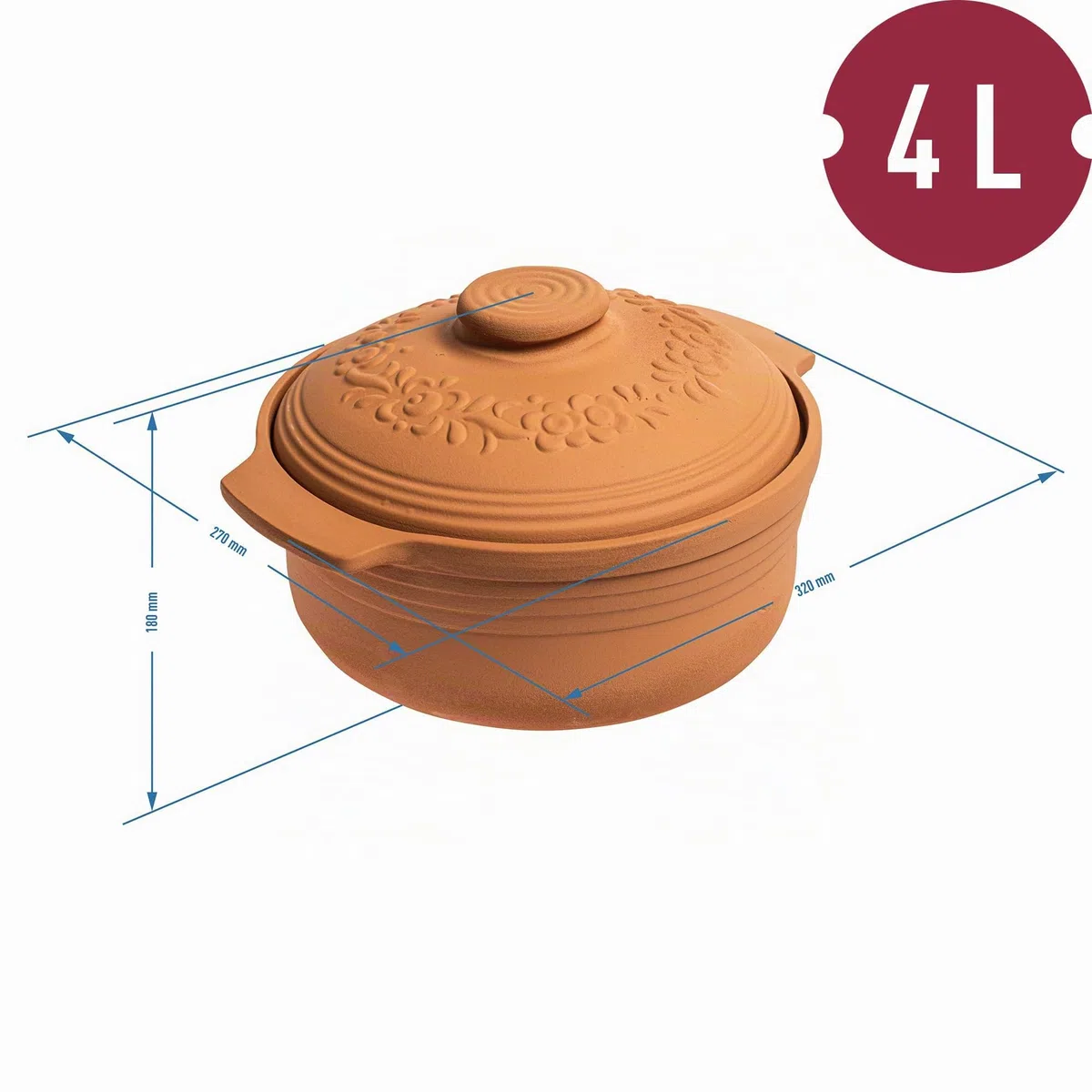 Browin 770612 Rostiera Rotonda per Cottura a Vapore da 4 l, con Contenitore per Pane