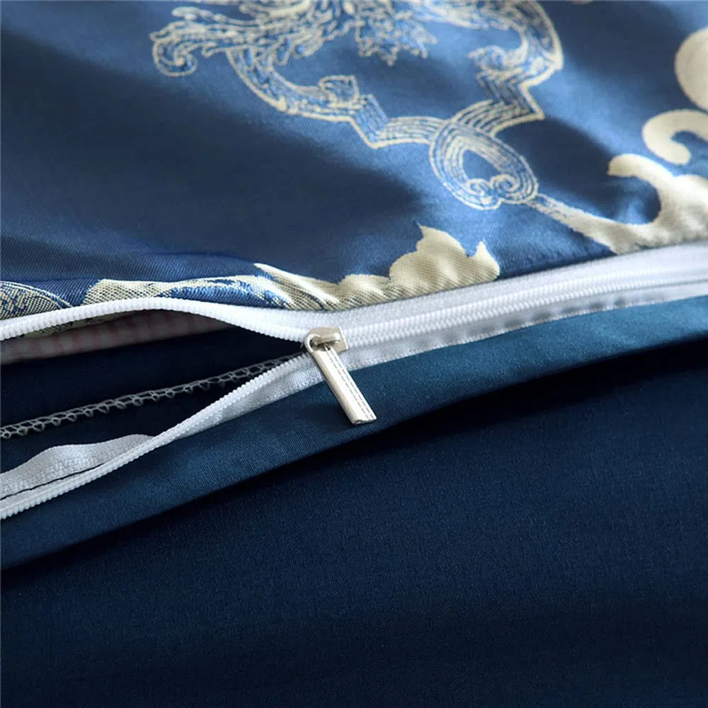 Set di trapunta in raso di seta coperta per tutte le stagioni, copriletto regina, set di biancheria da letto in jacquard di lusso, set di biancheria da letto abbinati a 2 federe (matrimoniali, 228 x