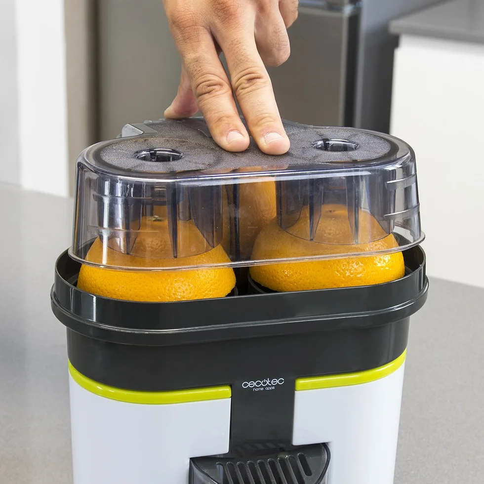Cecotec Cecojuicer Zitrus Turbo Exprer. 90 W, 2 teste, deposito 500 ml, BPA gratuito, pulizia facile