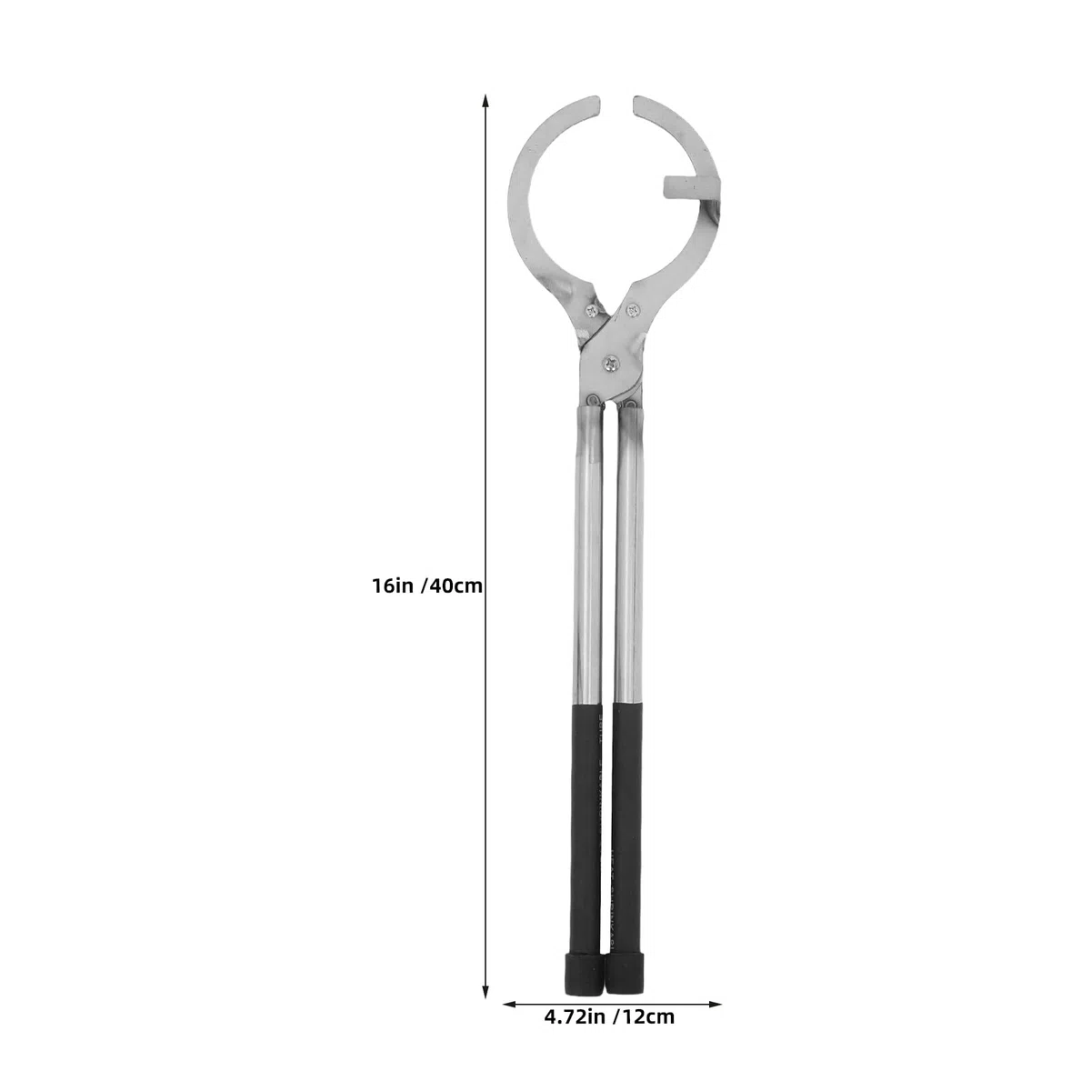 Hohopeti Pinze da fonderia per crogioli in grafite 3-4 kg, con fibbia di fissaggio, materiali resistenti ad alta temperatura, strumenti di fusione per forno e stampaggio gioielli, accessorio