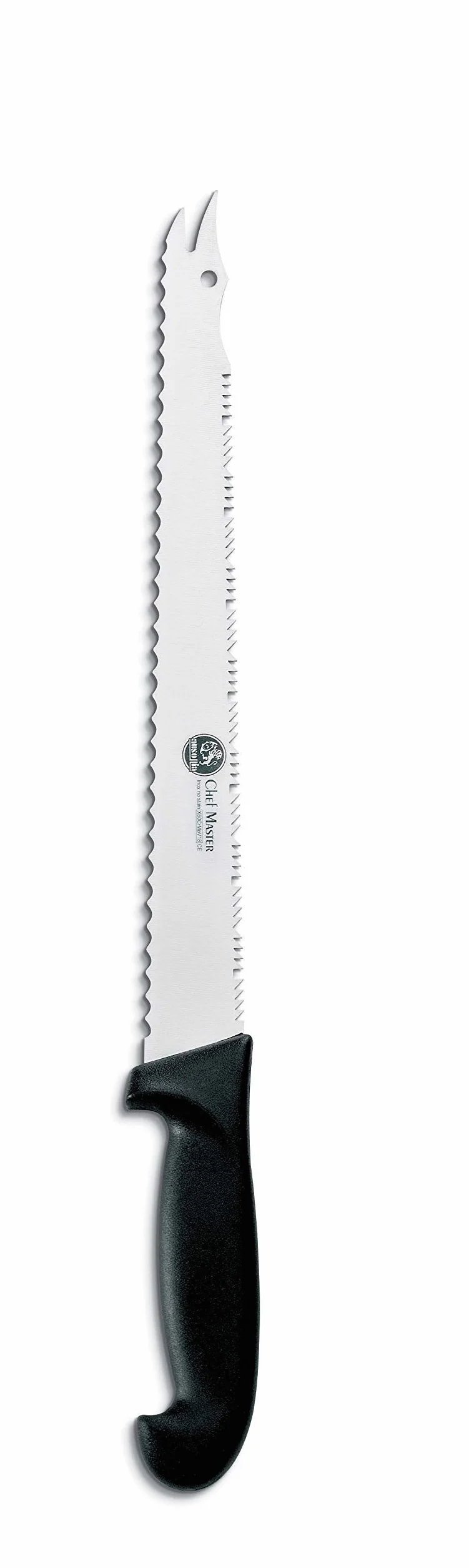 AUSONIA - Coltello per surgelati a due punte con lama dentata da ambo i lati manico TH Cm 27