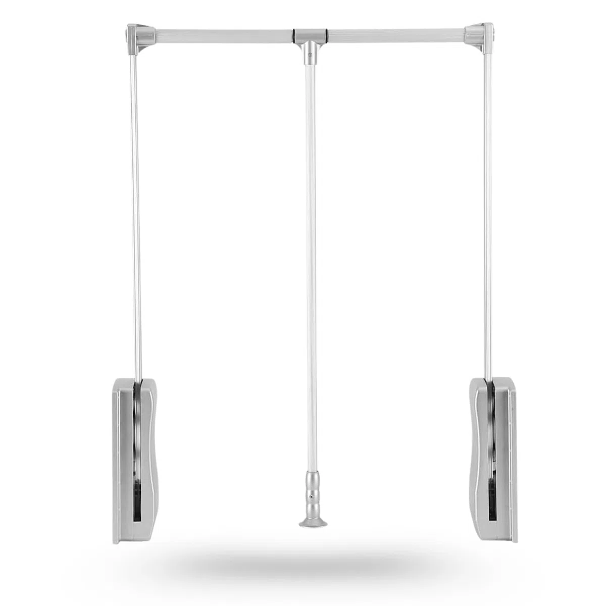 Appendiabiti Estraibile Regolabile Per Armadio, Guardaroba. Meccanismo Barra Appendiabito Automatico con Apertura e Chiusura Assistita (Vano Interno 89-121 Cm)