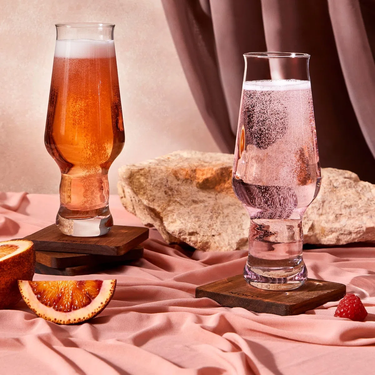 Krosno Bicchieri Birra Artigianale Vetro | Set di 6 | 400 ML | Collezione Splendor | Perfetto per casa, ristoranti e Feste | Adatto alla Lavastoviglie