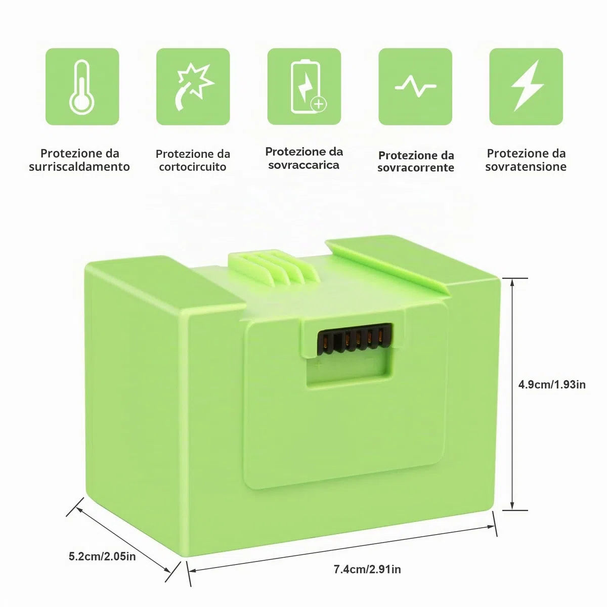 ASUNCELL Batteria agli ioni di litio per i7, 14,4 V, 4000 mAh, per iRobot Roomba e i Serie i7/i7+ i4/i4+ i3/i3+ e5 e6 i7158 i7550 i755020 7150 7550, batteria agli ioni di litio di ricambio