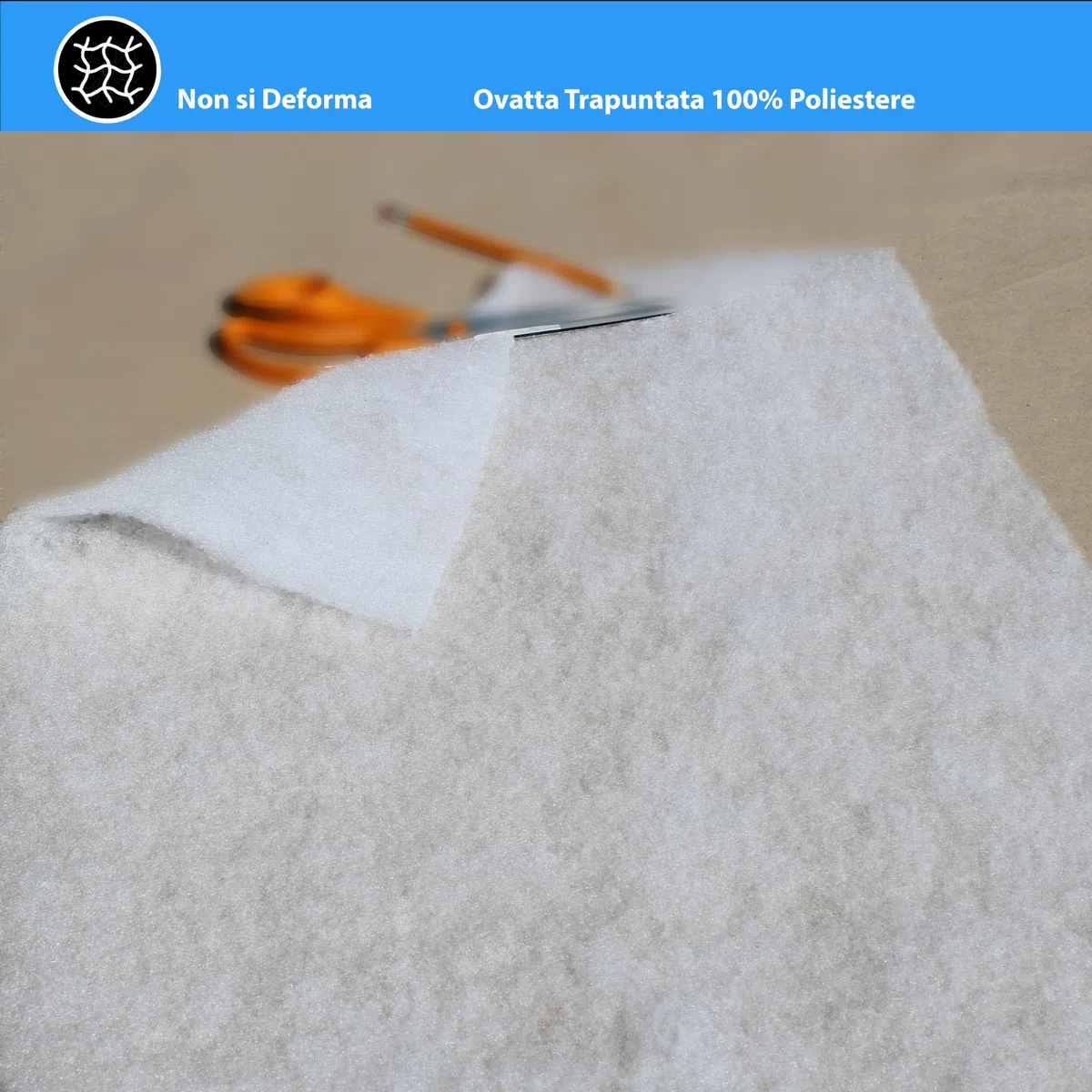 Ovatta di Imbottitura, Riempire per Metri (60 gr/m² 160cm Larghezza) Nappa di Microfibra Tatto Morbido e Fine per Artigianato, Peluches, Cuscini, Guanciali ed Edredoni (Bianco, 5 Metri)