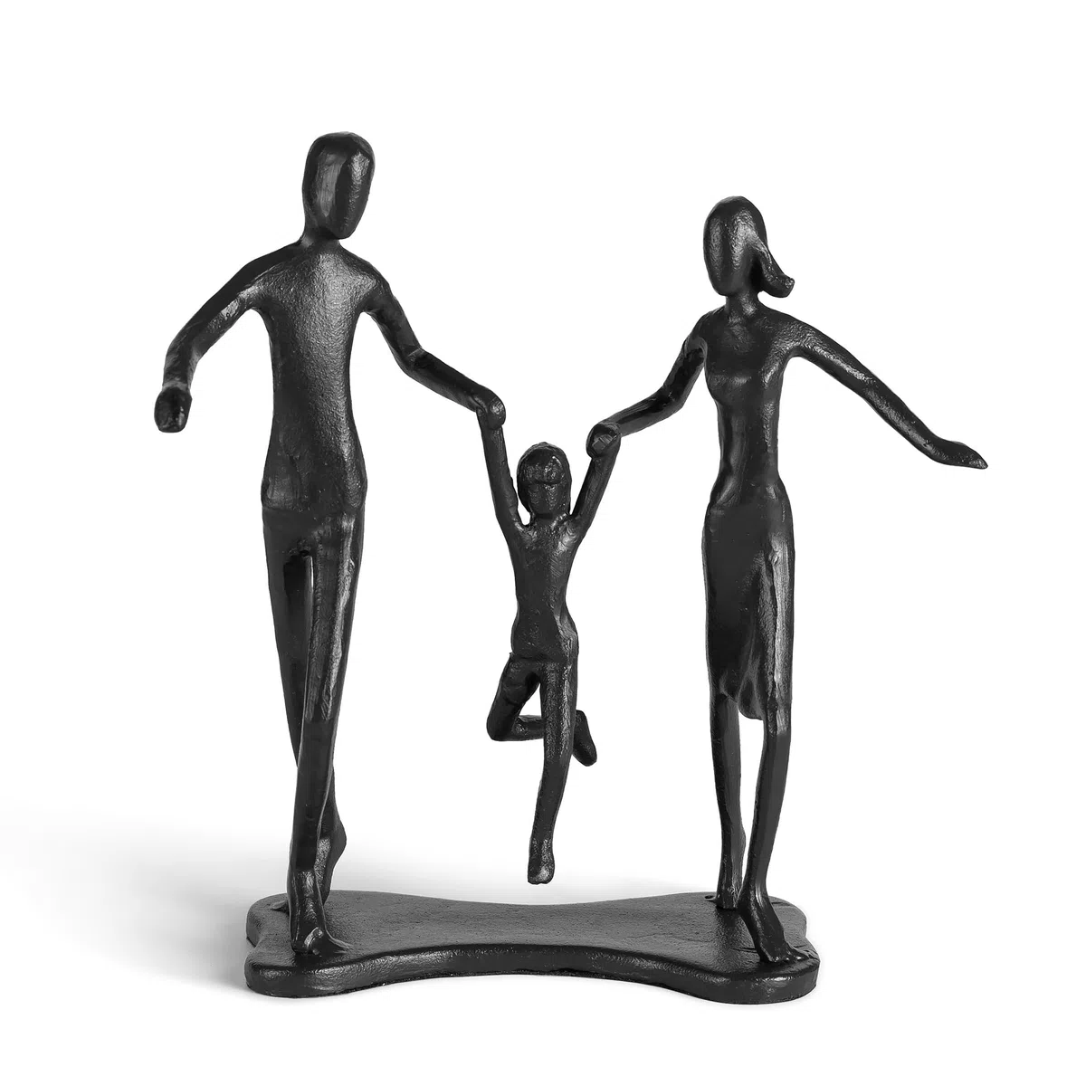 Sziqiqi Regali per Anniversario di Matrimonio Per Coppia: Regalo Anniversario Matrimonio per Lei Lui Genitori Marito Moglie - Regali di Nozze per San Valentino Natale - Famiglia di 3 Statua