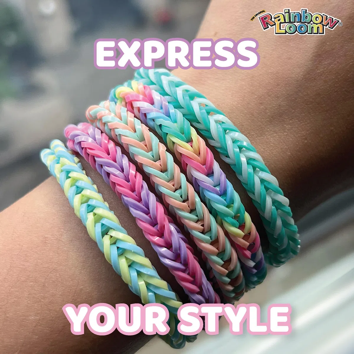 Rainbow Loom: Auto-Loom - Confezione di ricarica per auto, colori pastello