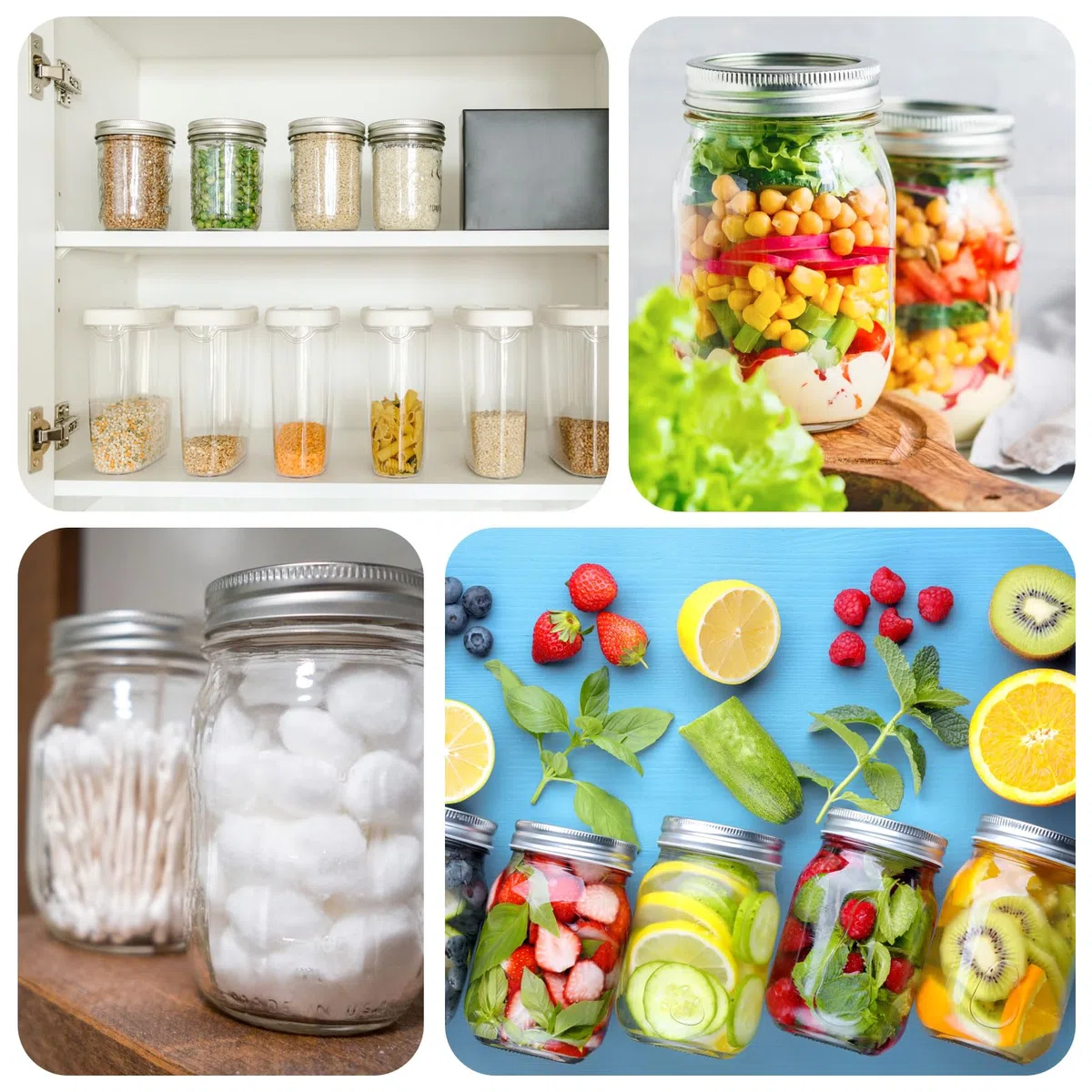 QUARKZMAN 45pz Coperchi per Barattoli Mason Jar, 86mm/3,39" Tappi in Lamiera Stagnata Bocca Regolare Antigoccia per Conservare Alimenti in Cucina, Oro Rosa