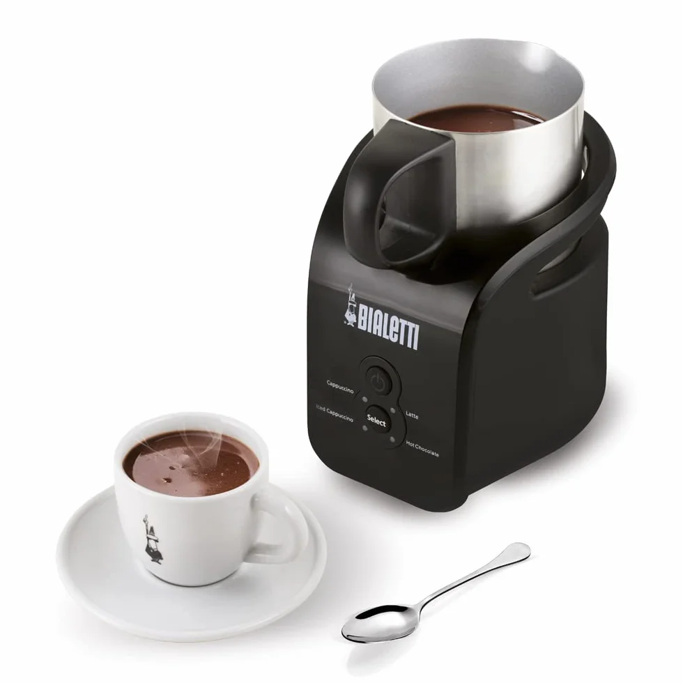 Bialetti Cioccolatiera e Cappuccinatore, adatta per Cioccolate Calde e Cappuccini, Contenitore in Acciaio Inox lavabile in Lavastoviglie, Manico Antiscottatura, Fino a 300 ml