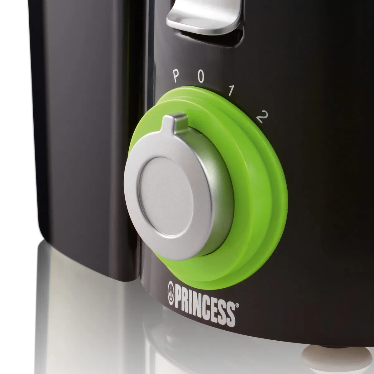 Princess Centrifuga Elettrica per Frutta e Verdura 202040, 250 W, 85 Decibel, plastica, 2 Velocità, Nero