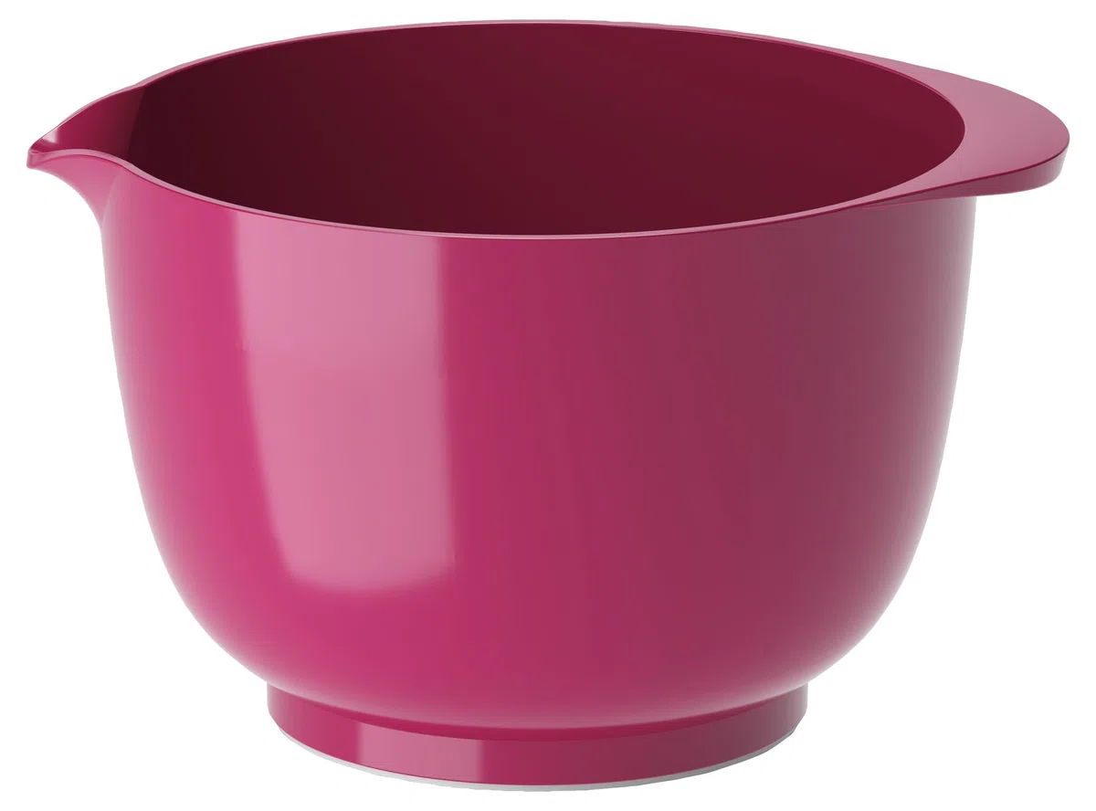 Rosti Margrethe - Ciotola da miscelazione, 2 litri, ciotola infrangibile, ciotola per pasta lievitata con buona maniglia, in plastica riciclabile, Beetroot