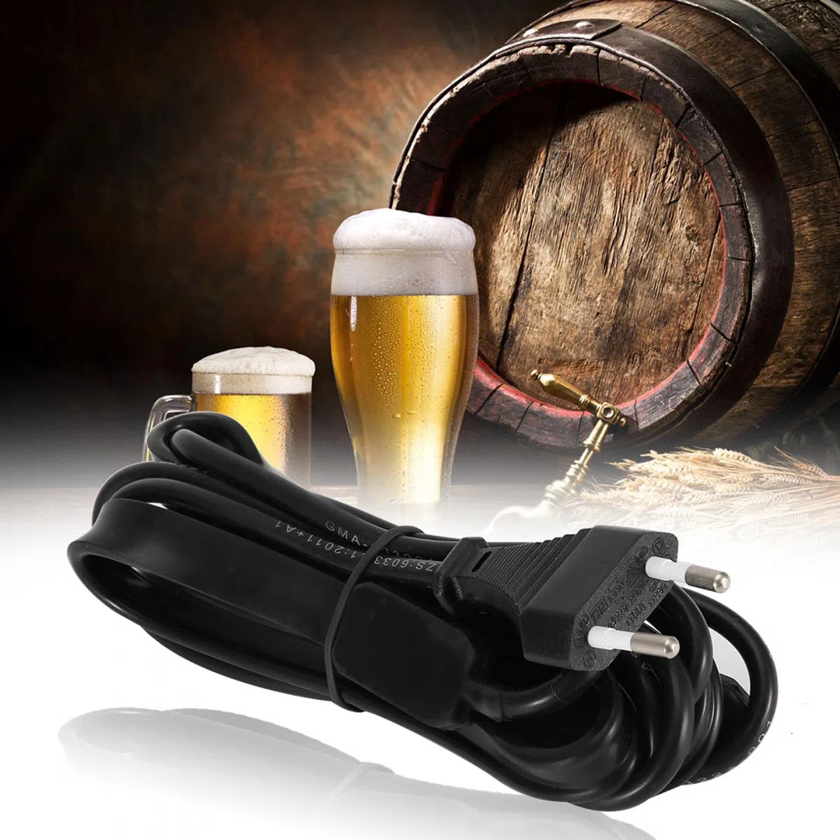 Borsa Riscaldante per Fermentatore Birra 220-250V, con Termometro
