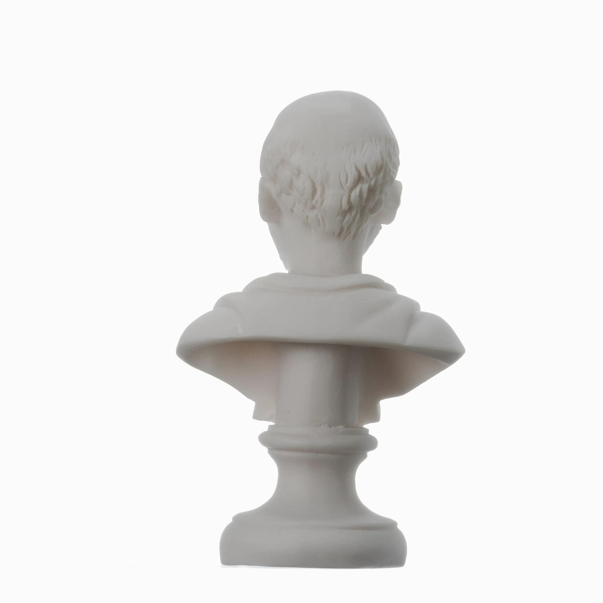 BeautifulGreekStatues Ippocrate di Kos Padre della Medicina Statua in alabastro Busto 15cm