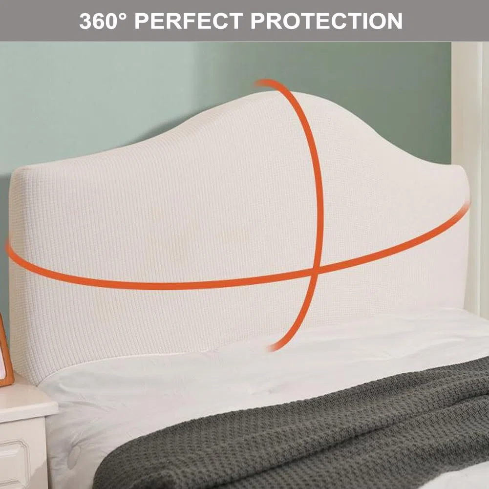Copritestiera Letto Copertura/Copri Testata Letto Matrimoniale/Singolo Fodera Elastica Protezione,Per Letto Imbottito/Legno/Pelle/Rettangolare/Letto Irregolare Testiera ( Color : C , Size : 160-180cm