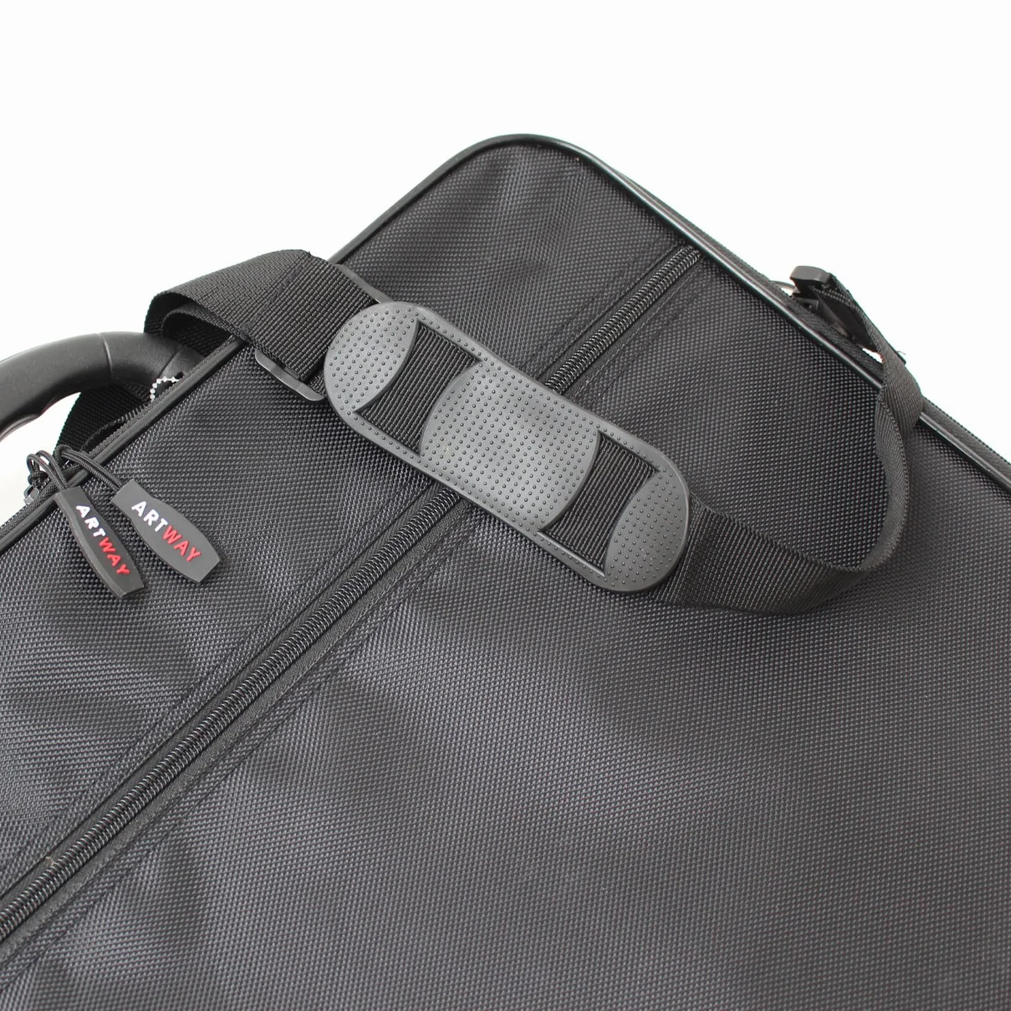 Artway - Custodia da trasporto A3 - Spallacci e tracolle interne - Grande cartella artistica con tasche interne ed esterne (senza anelli)