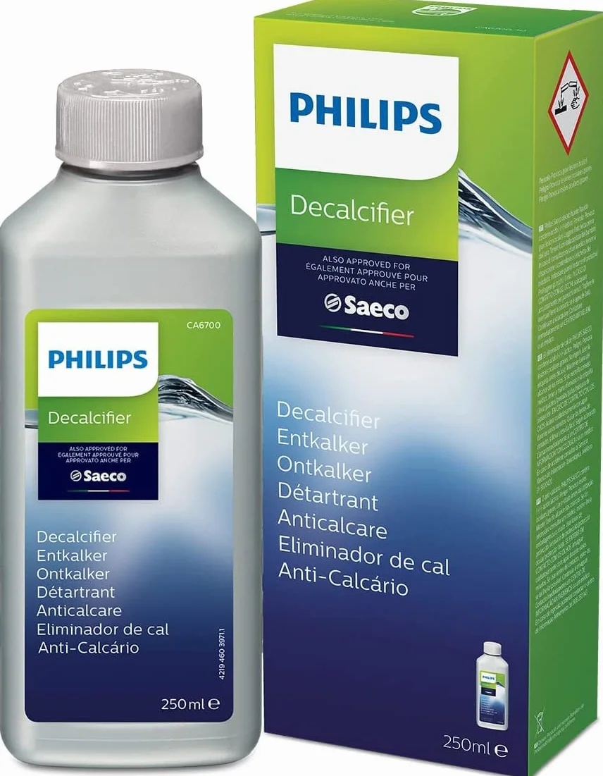 Philips AquaClean - Kit completo per macchine da caffè: filtro acqua CA6903, disincrostante 250 ml, grasso HD5061, sgrassante CA6704/10 (6 compresse), spazzola per pulizia