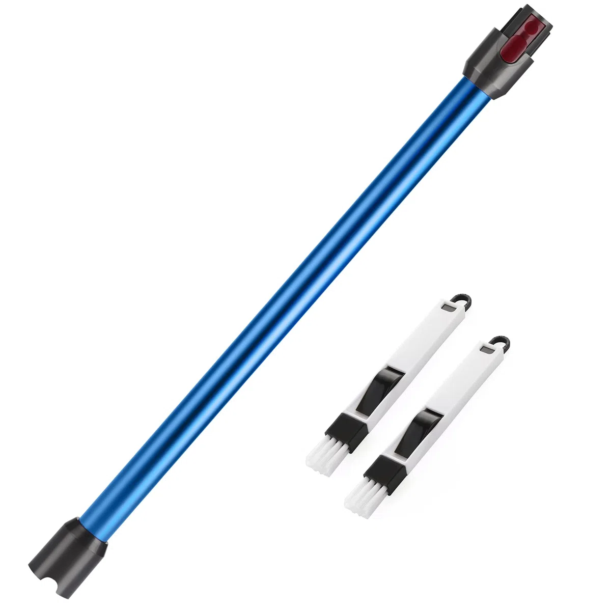 Tubo Telescopico Compatibile con Dyson V7 V8 V10 V11 V15, Tubo di Prolunga Rigido per Dyson V11, Tubo di Aspirazione con Attacco Rapido per Aspirapolvere Dyson con Due 2 in 1 Spazzole, Blu