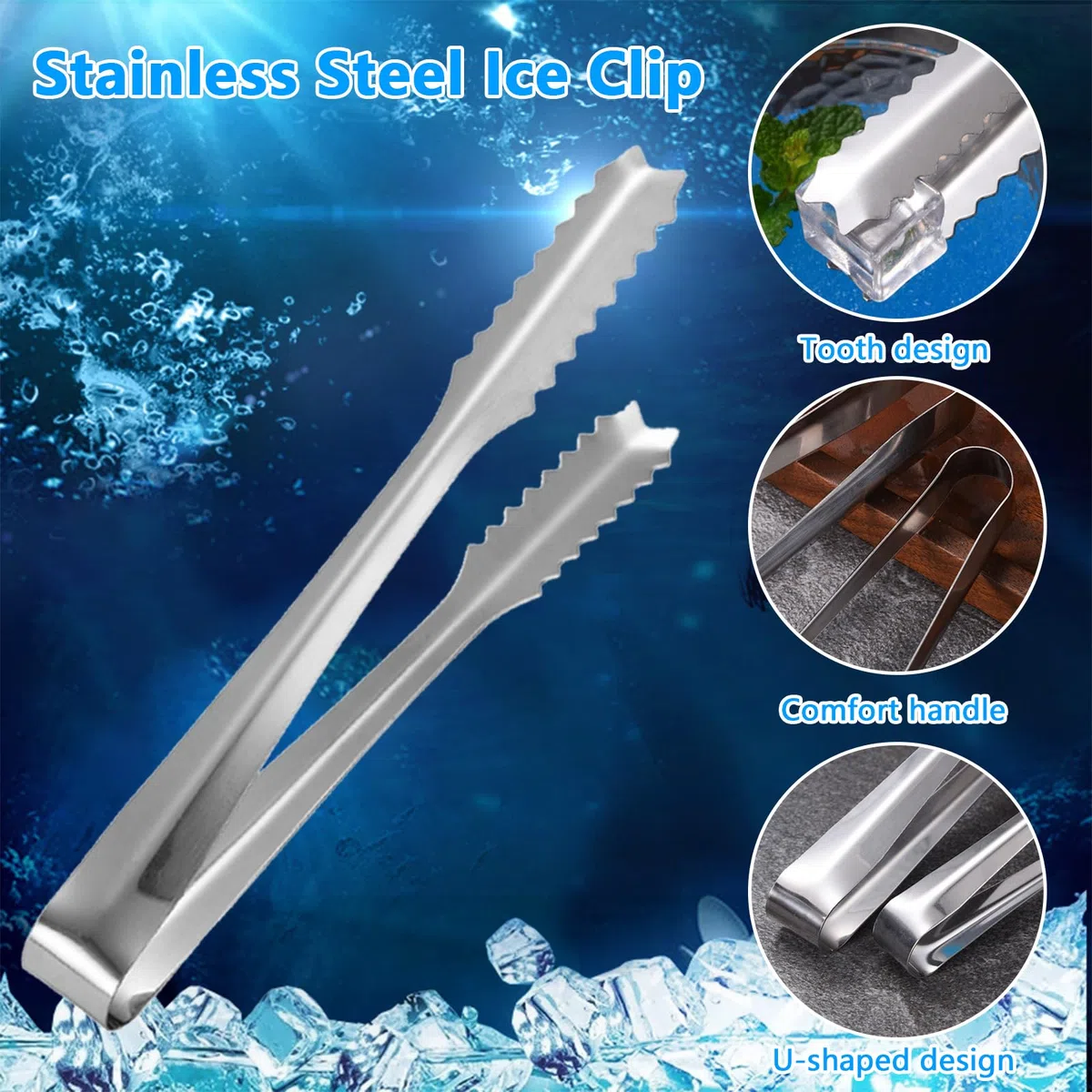 Secchiello Ghiaccio Acciaio Inox 3L, Secchiello per Ghiaccio con Pinze Ghiaccio + Paletta Ghiaccio, Secchiello Ghiaccio Champagne in Acciaio Inox a Doppio Strato, Ideale per Famiglie e Bar