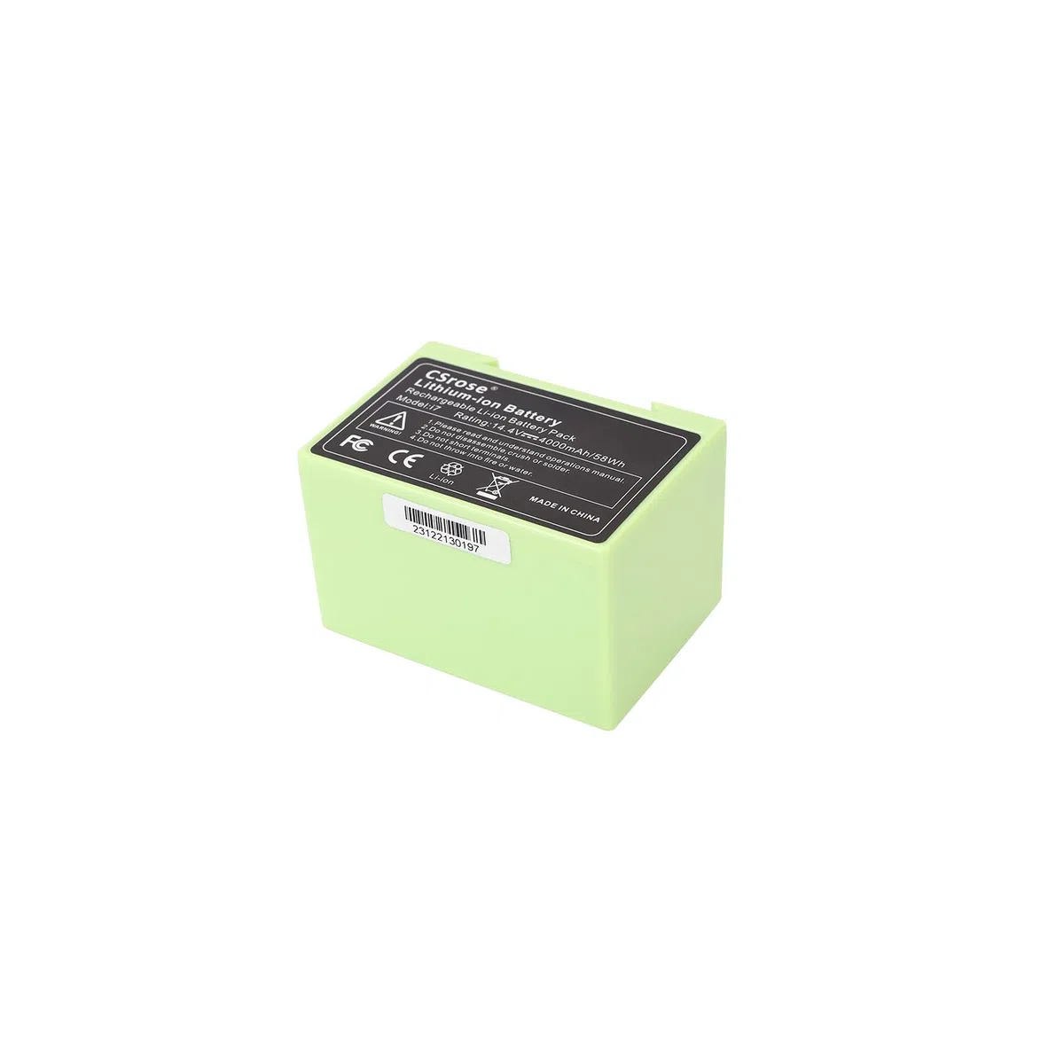 4000mah Lithium-Ionen Batteria per i Robot Roomba e und i Serie i7/i7+ i4/i4+ i3/i3+ e5 e6 i7158 i7550 i755020 7150 7550 Staubsauger Grün 14.4V