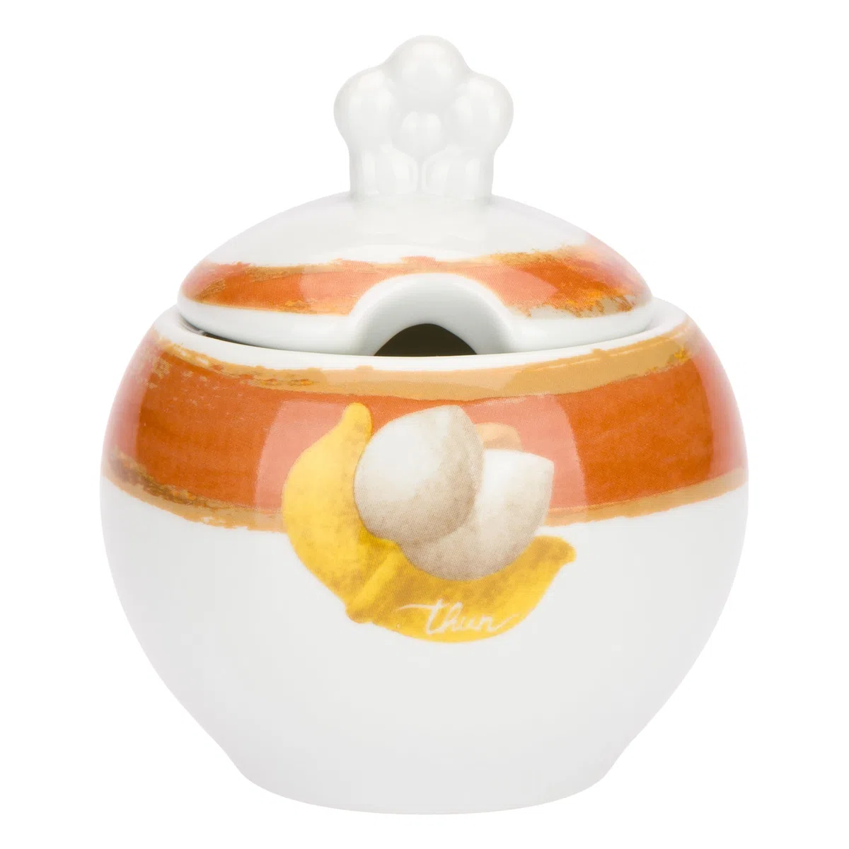 THUN - Set 2 Tazzine con piattino e Zuccheriera, Collezione Tulipani, /10,25 x 9,60H 370 cc