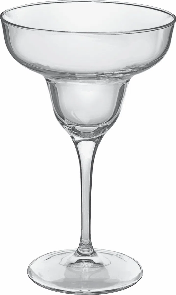 Bormioli 166440-B65 Ypsilon - Bicchiere da margarita, trasparente, 33,5 cl, set da 6
