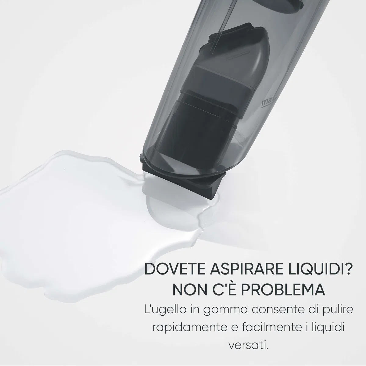 SEVERIN Aspirapolvere Portatile 3 in 1, Aspira Liquidi, Autonomia 25 min, con Stazione di Ricarica, 10,3 x 11,3 x 46,2 cm, Nero - HV 7132