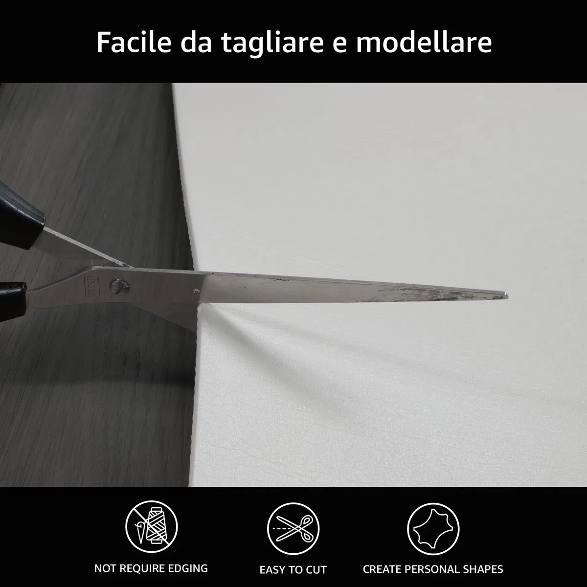 Comart - Tappeto Cucina Malaga - Passatoia 100% PVC - Antimacchia - Antiscivolo - Impermeabile - Tappetino Lavabile in Lavatrice - Corsia Moderna per Cucina e Corridoio - Geometrico - 55x230 cm