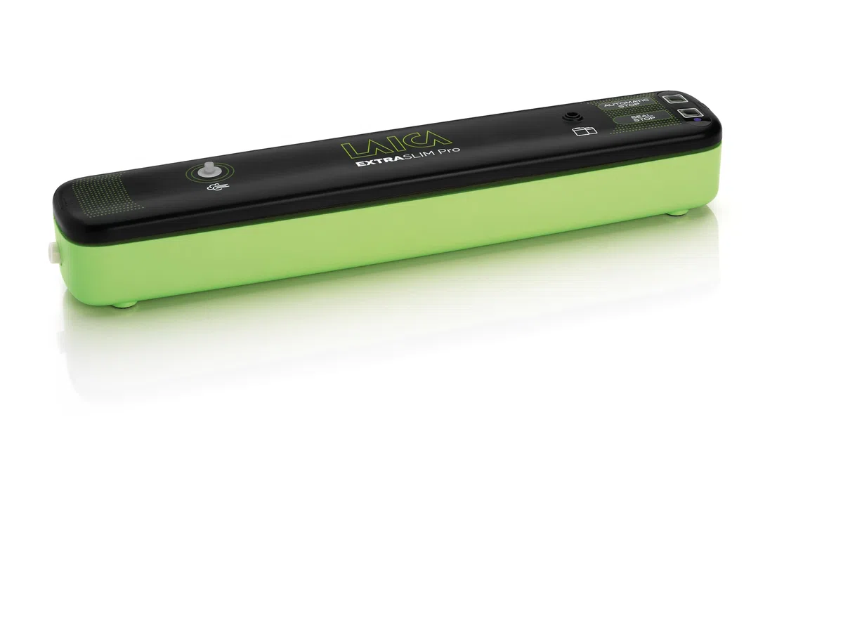 LAICA VT3104 Macchina Sottovuoto - Dimensione Compatta, Mantiene i Cibi Freschi fino a 5 Volte Più a Lungo, Riduce gli Sprechi, 1 Rotolo Incluso