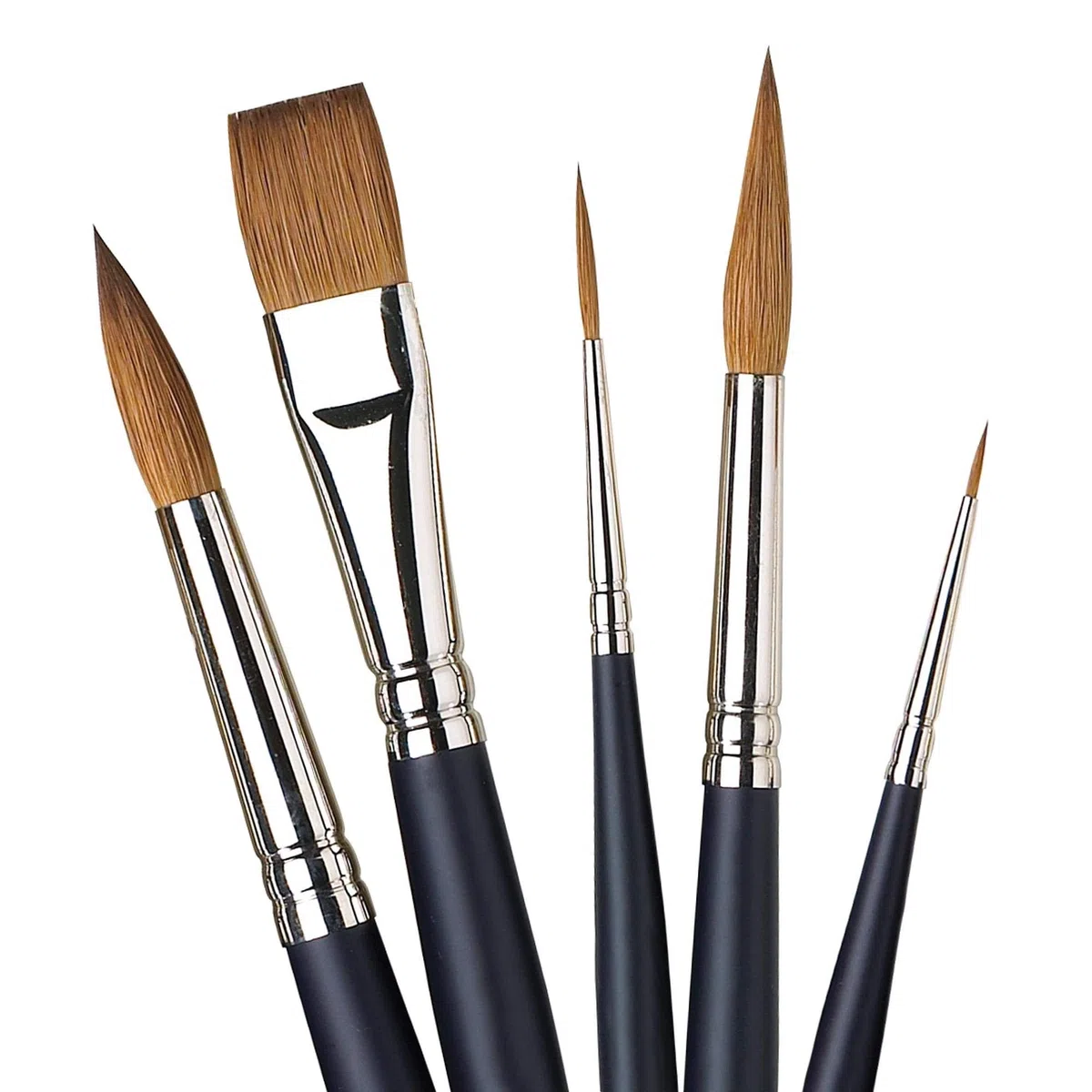Winsor & Newton Pennelli in Martora per Acquarelli Artists - Manico Corto - Tondo N 5