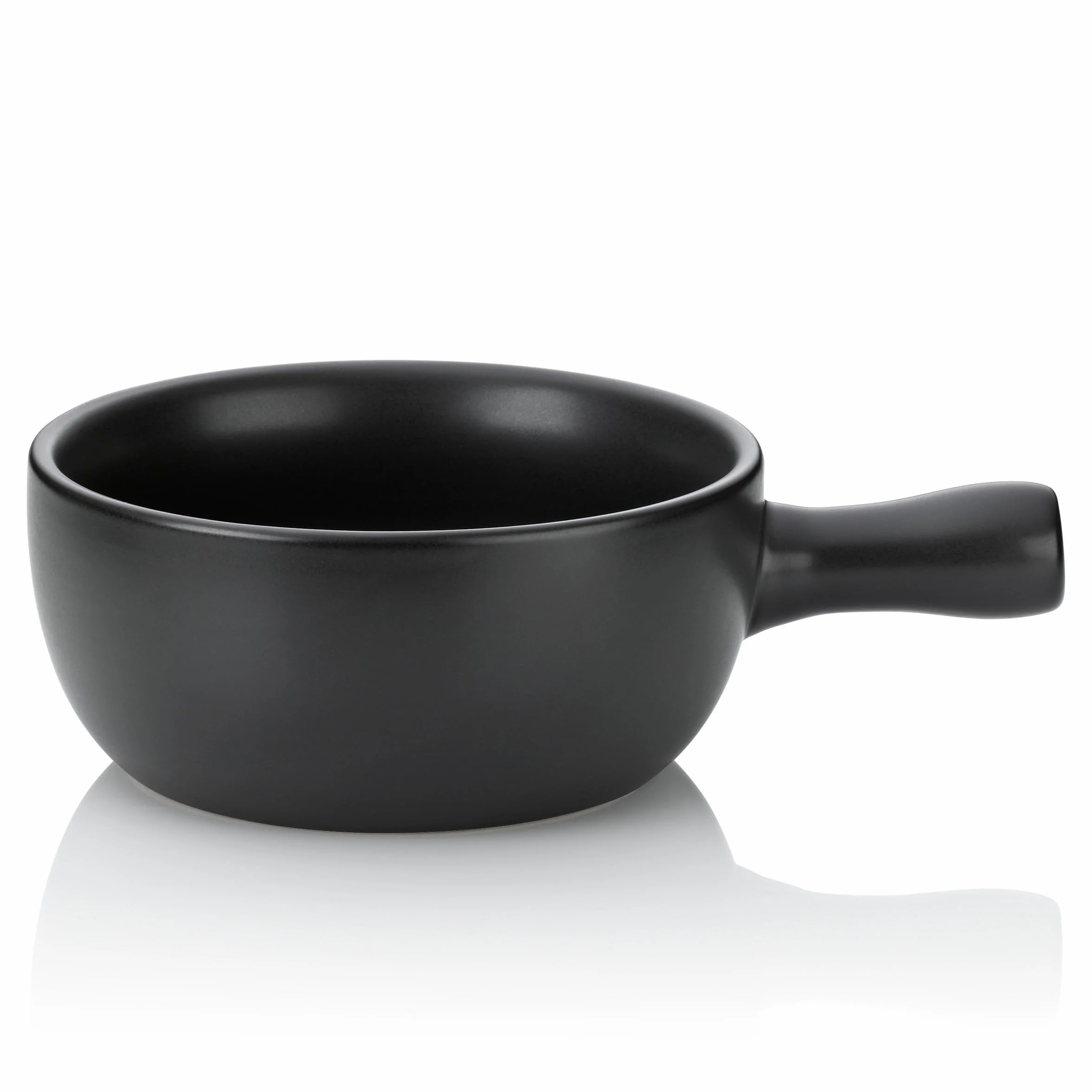 kela Pentola per fonduta di Formaggio in Ceramica, pentola di Ricambio per Set per fonduta di Formaggio Natura, pentola per fonduta di Formaggio Caquelon Ø 22,5 cm, Resistente al Fuoco, Nera