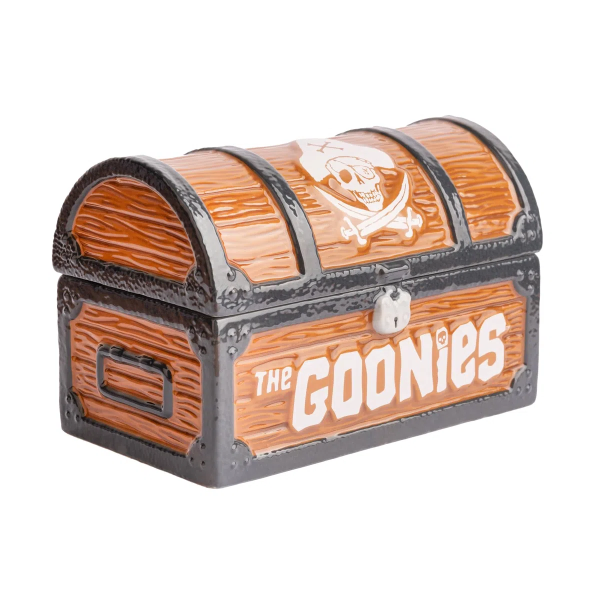 Grupo Erik Porta Biscotti The Goonies - Biscottiera con Coperchio, Barattolo per Biscotti da Cucina Scrigno del Tesoro | Contenitori per Alimenti: Goonies Gadget 20 x 12 x 13,5 cm