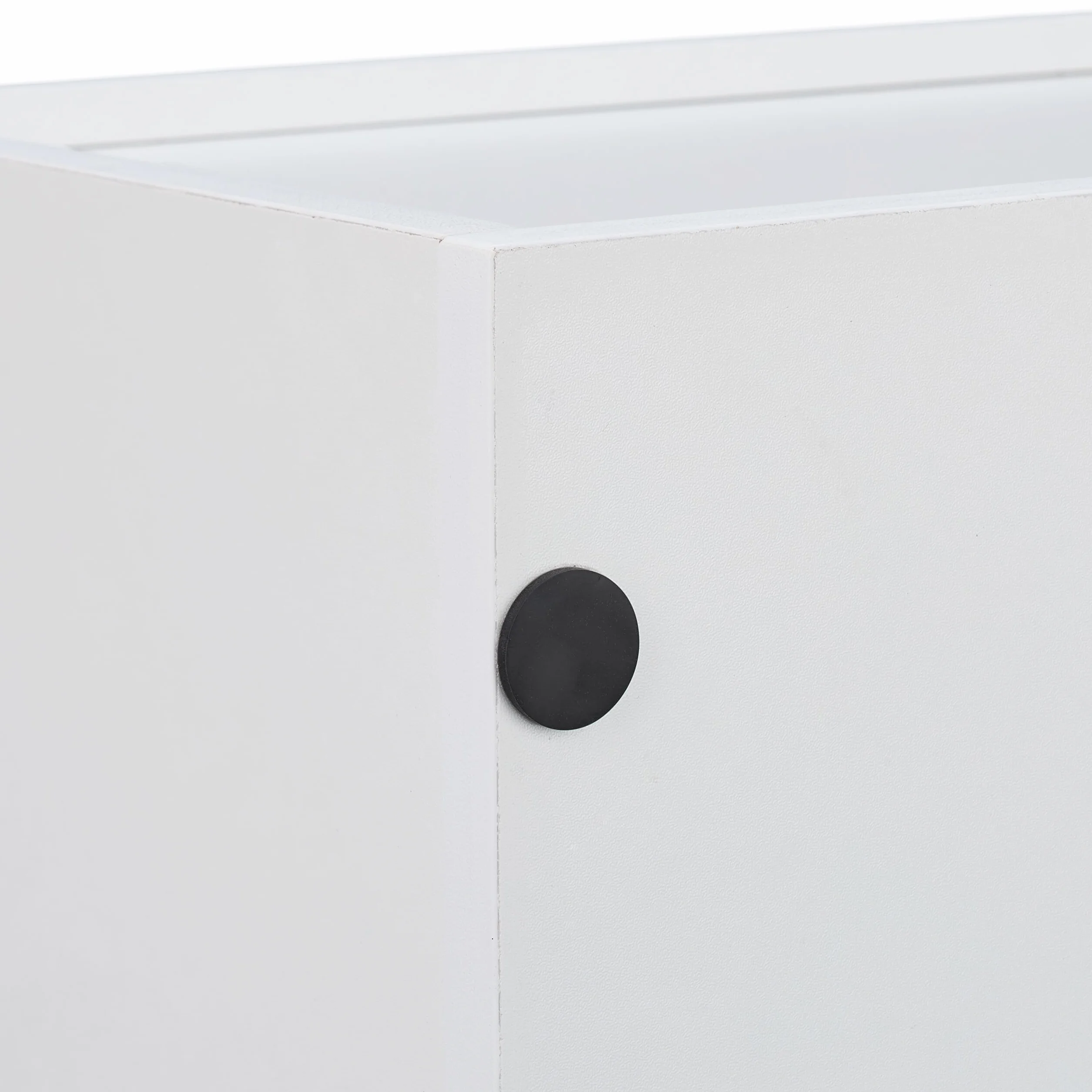 Relaxdays Supporto per Stampante da Scrivania, 3 Scomparti, Portadocumenti, Portacarta, Organizer, 22,5x40x30 cm, Bianco