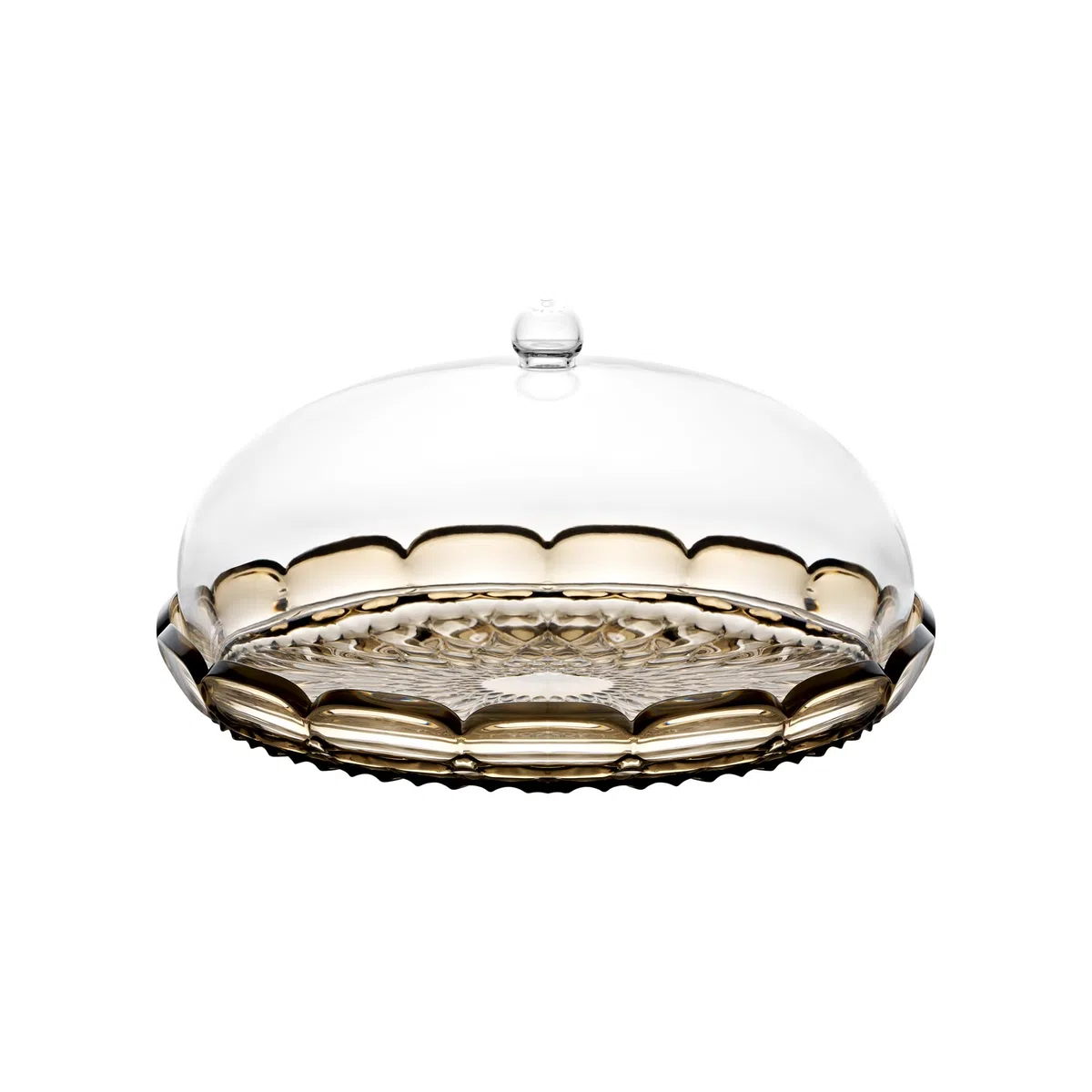 Guzzini - Vanity, Set tortiera, fumo, in Bio-based SAN e Bio-based SMMA - TERRA