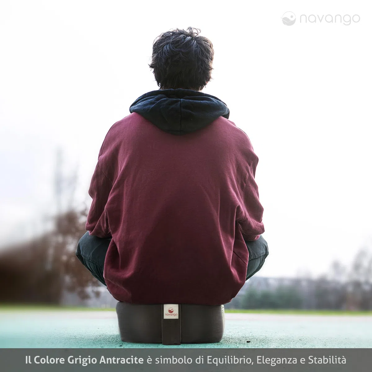 Cuscino Meditazione Zafu Zen | Cuscino Rotondo Yoga | Altezza Seduta 15 cm, Imbottitura 100% Pula di Farro | Cuscino da Pavimento | Rivestimento in Cotone Lavabile | Cuscino Yoga Meditazione