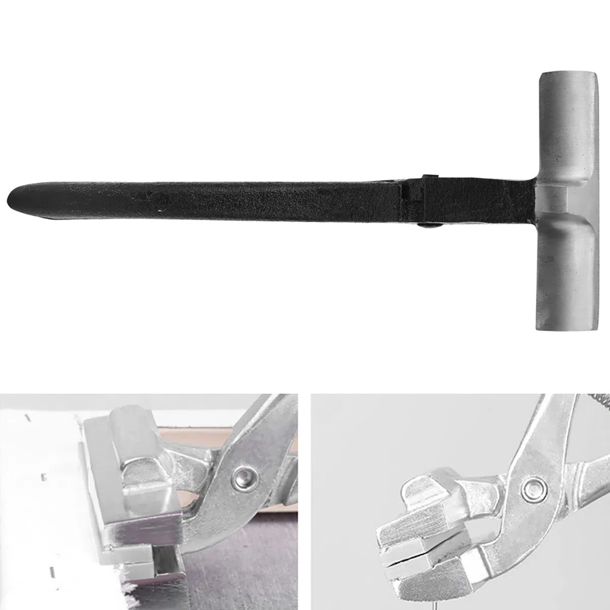 Utensili manuali 3.1 Pollice Chuck Ghisa Pinze Pittura a olio Maniglia nera