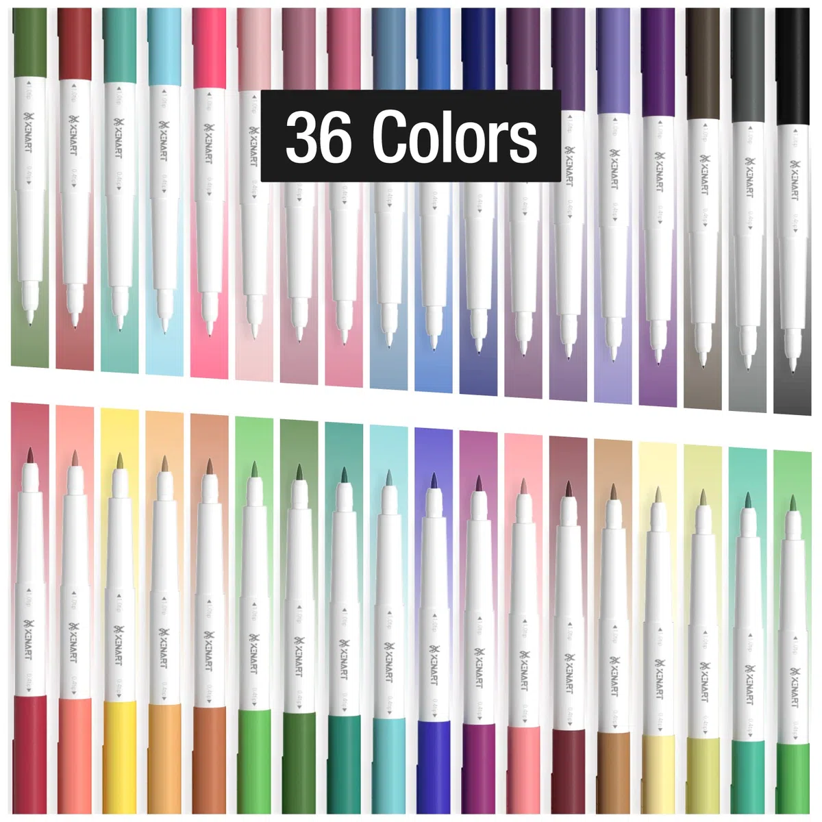 XINART Penne per Cricut Mug Press/Infusible Pins, Dualtip HeatPress Sublimation Penne complimento con Cricut Maker 3/Maker/Explore 3/Air 2/Air da 36 Pack (0,4 Tip & 1,0 Tip)