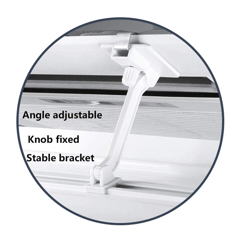Deflettore del Condizionatore D'Aria per Il Condizionamento D'Aria Centrale del Soffitto,L'Angolo Regolabile,Facile Installazione,Prevenire Il Soffiaggio Diretto Dell'Aria(Una Fetta) (60cm)