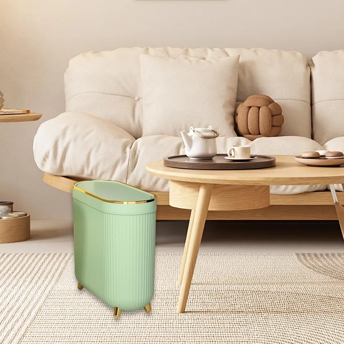 Pattumiera per il bagno, piccola pattumiera per WC, cestino per WC con coperchio, cestino per la casa, e il cestino per il bagno