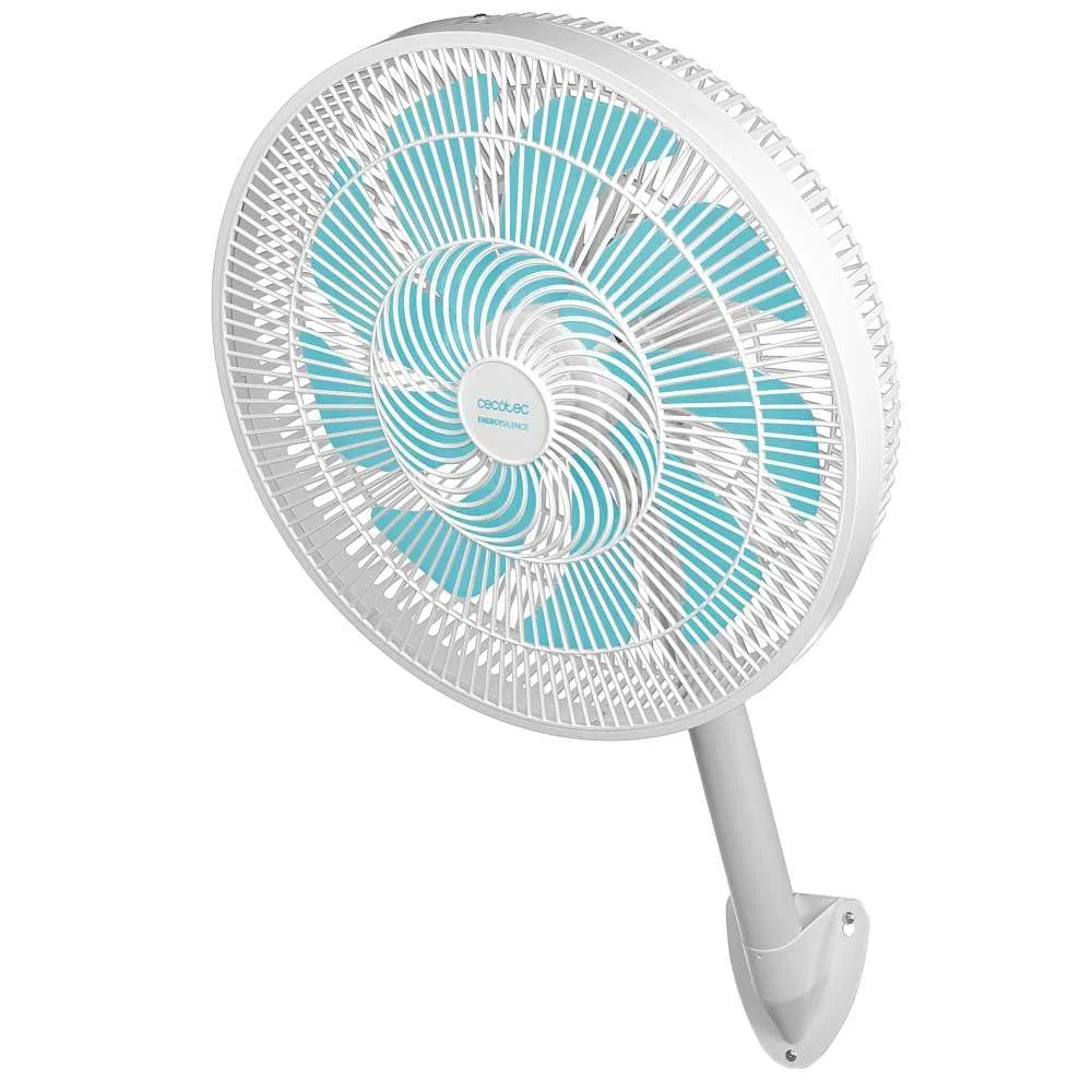 Cecotec Ventilatore a pianta, da tavolo e da parete, EnergySilence 550 3in1, 60 W, multiposizione con 3 altezze, diametro 16", oscillazione automatica 80º, 3 velocità, facile utilizzo, Bianco