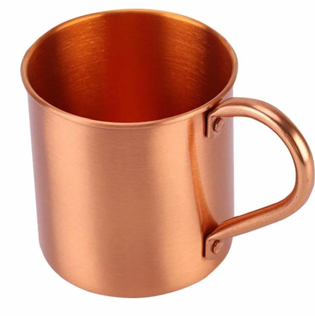 zalati Moscow Mule Mug rame puro senza fodera interna per cocktail caffè birra latte acqua