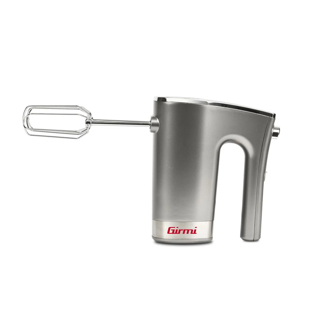 Girmi SB42 Mastro Mix Sbattitore Elettrico, 300W, 5 velocità, Sbattitori per montare panna ed albumi, Ganci Inox per impasti dolci e salati, Tasto di Espulsione Fruste, Grigio