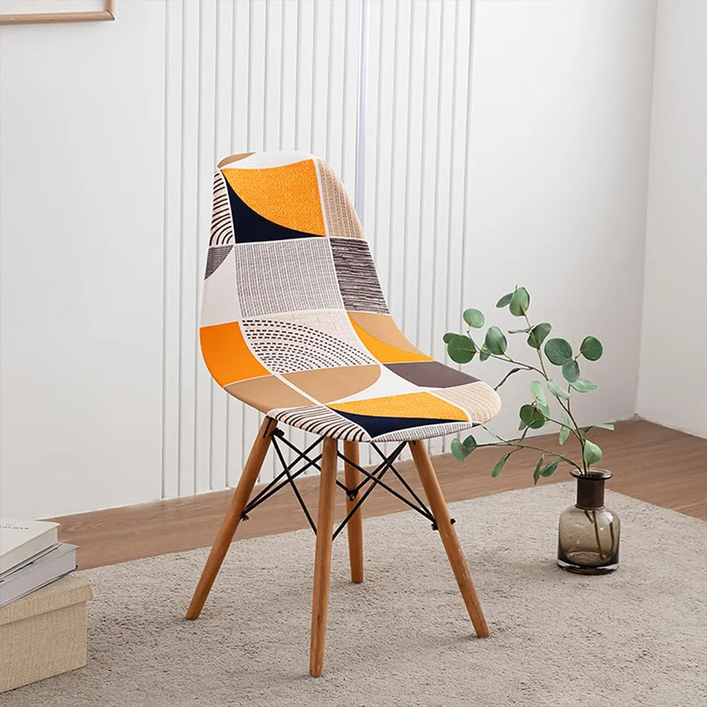 Coprisedia Scandinave per sala da pranzo Coprisedie Fodera per sedia da Pranzo Scandinave Coprisedia a forma curva 4 pezzi Penisola