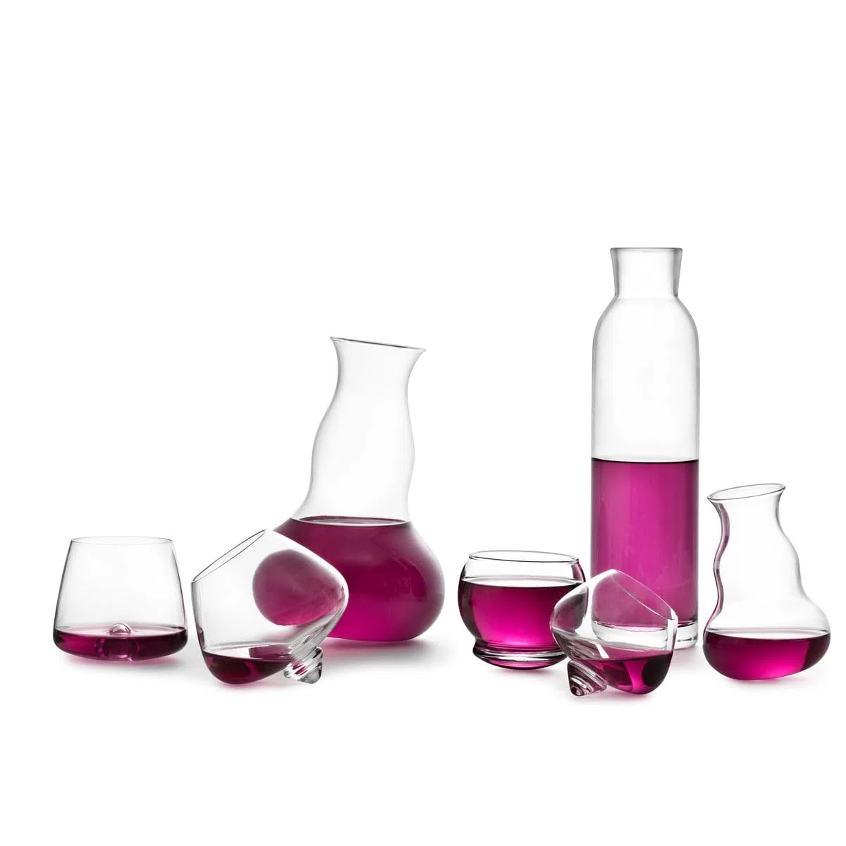 Normann Copenhagen 120950 Bicchieri per Liquore, Vetro, Diametro 8,5 cm, 15 cl, Set di 2
