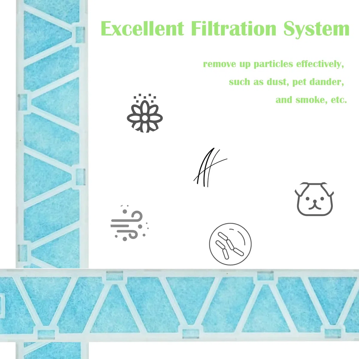 Filtri MAC-408FT-E per condizionatore d'aria Mitsubishi Electric MAC-408FT-E, confezione da 4