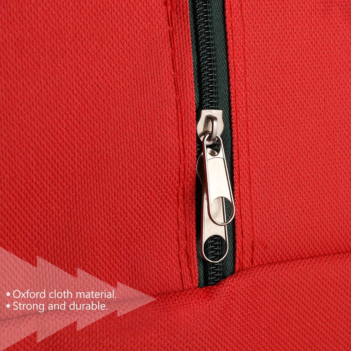 Borsa per l'albero di Natale con decorazioni Borsa con cerniere per le vacanze (Rosso)