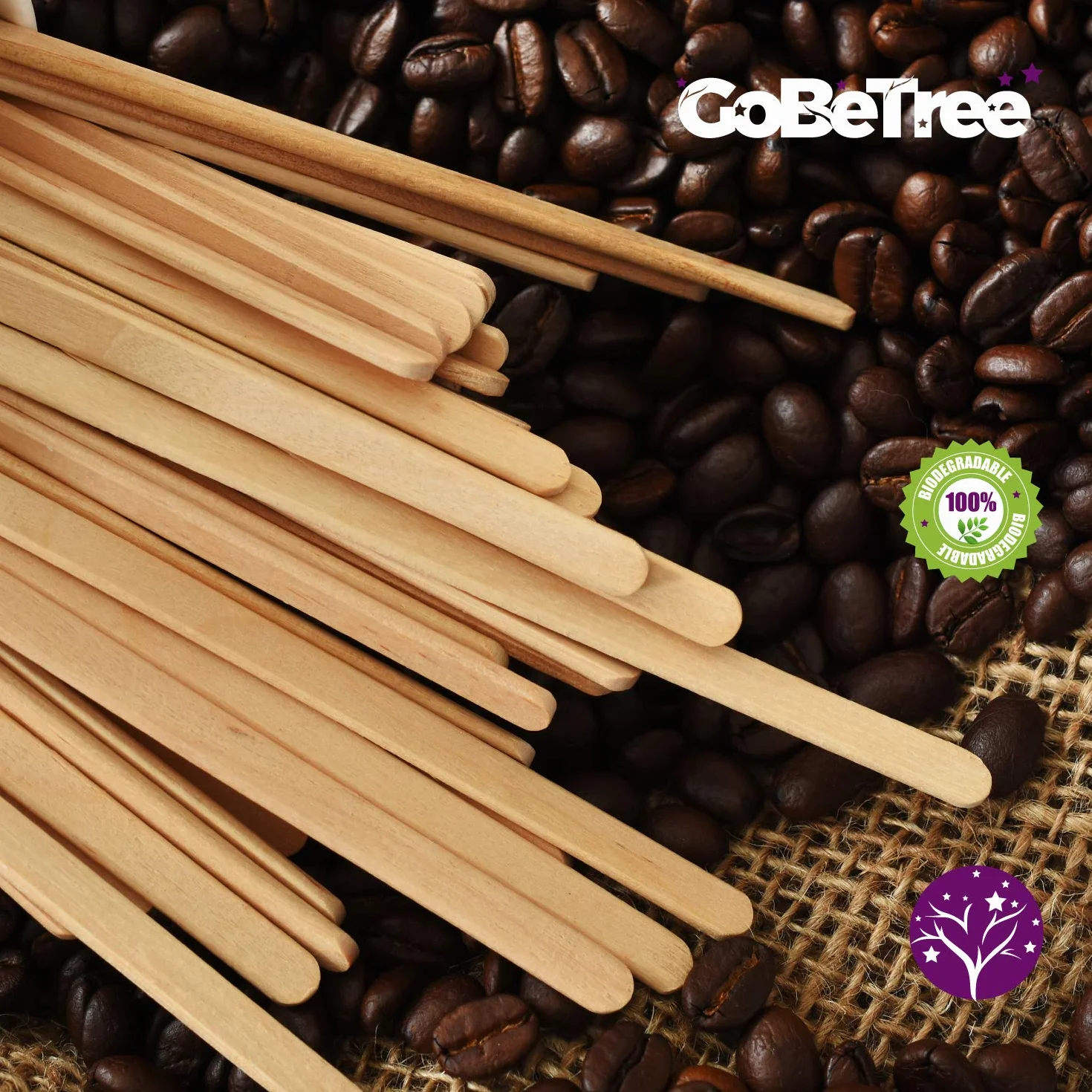 4000 Palettine da Caffè in Legno 14 cm Palettine Usa e Getta, Bastoncini per Mescolare Caffè e Tè, Bastoncini di Legno per Fai da Te